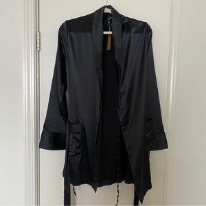 Skims Hotel Collection Black Robe New With Tags NWT